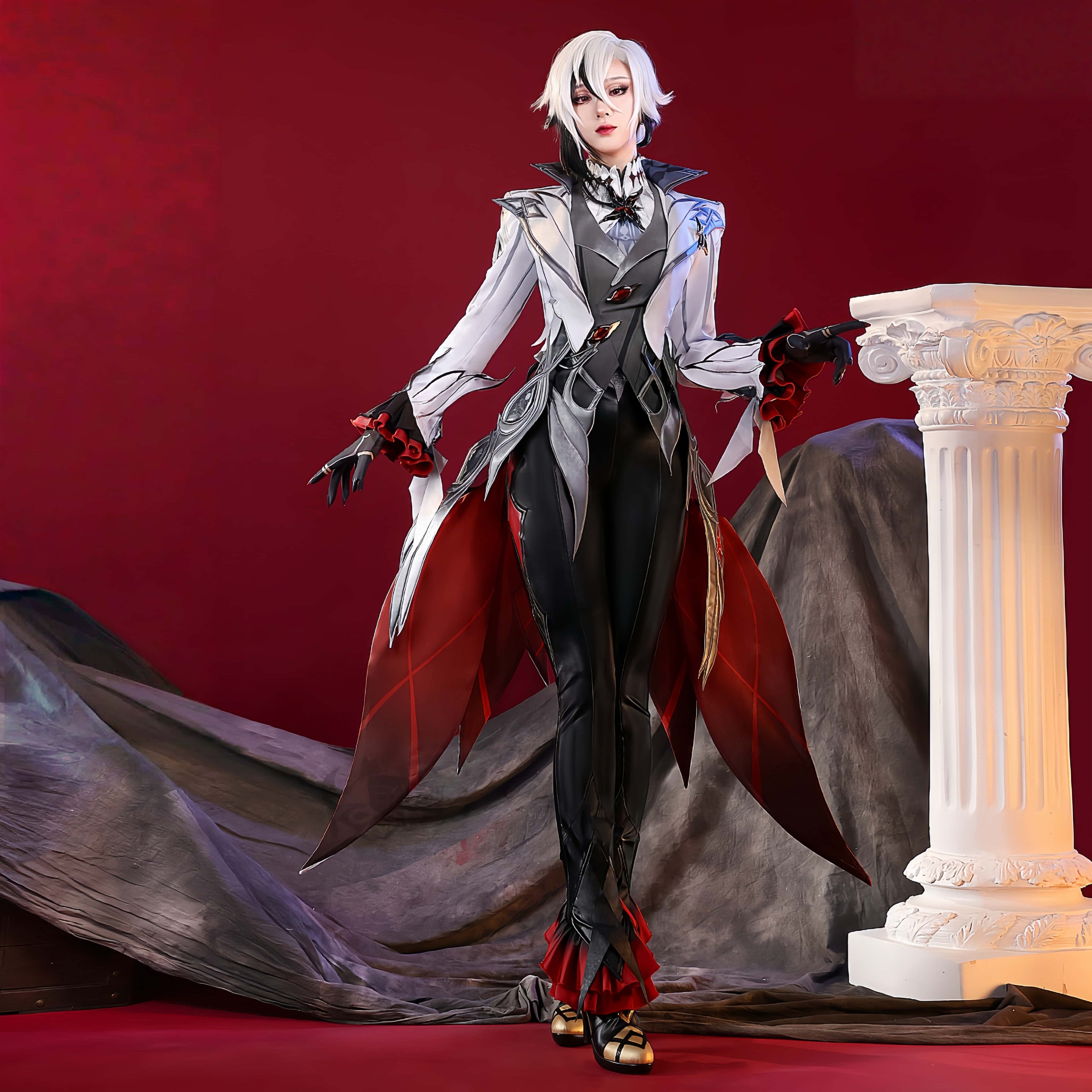 Genshin Impact Arlecchino Cosplay Full Set