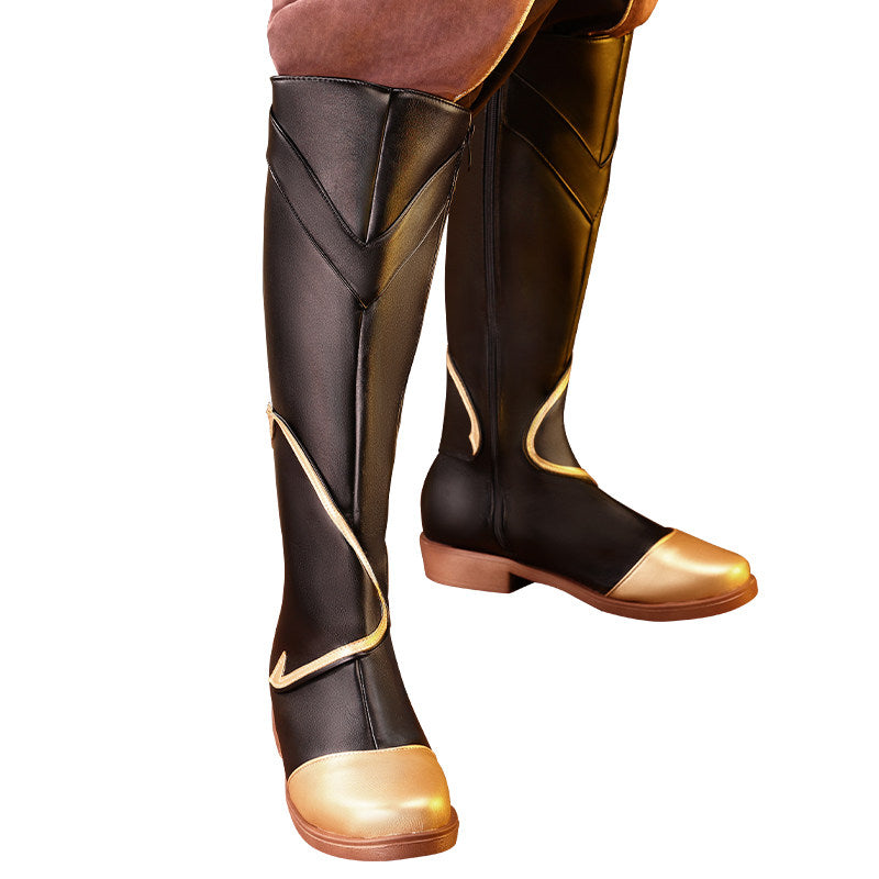 Genshin Impact Aether Traveler Cosplay Tall Boots