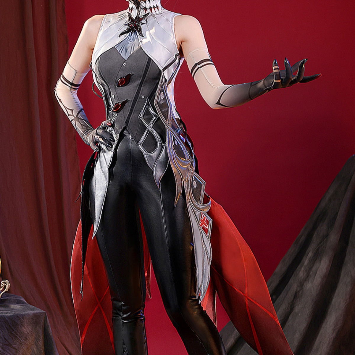 Genshin Impact Arlecchino Cosplay Full Set
