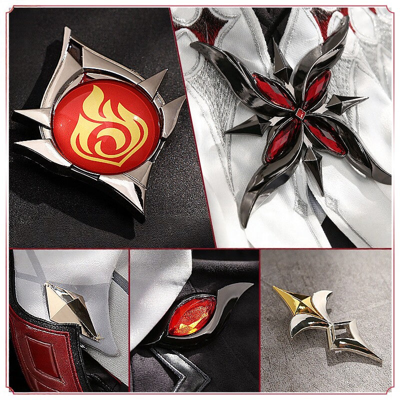 Genshin Impact Arlecchino Cosplay Full Set