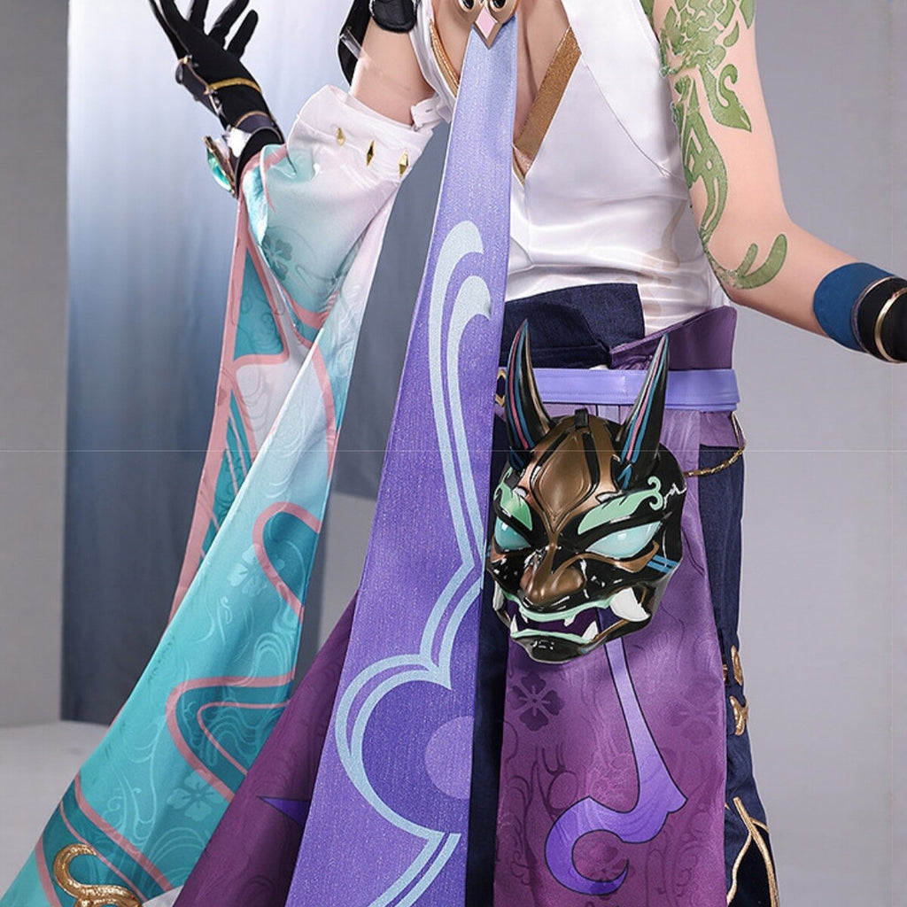 Genshin Impact Xiao Cosplay Full Set