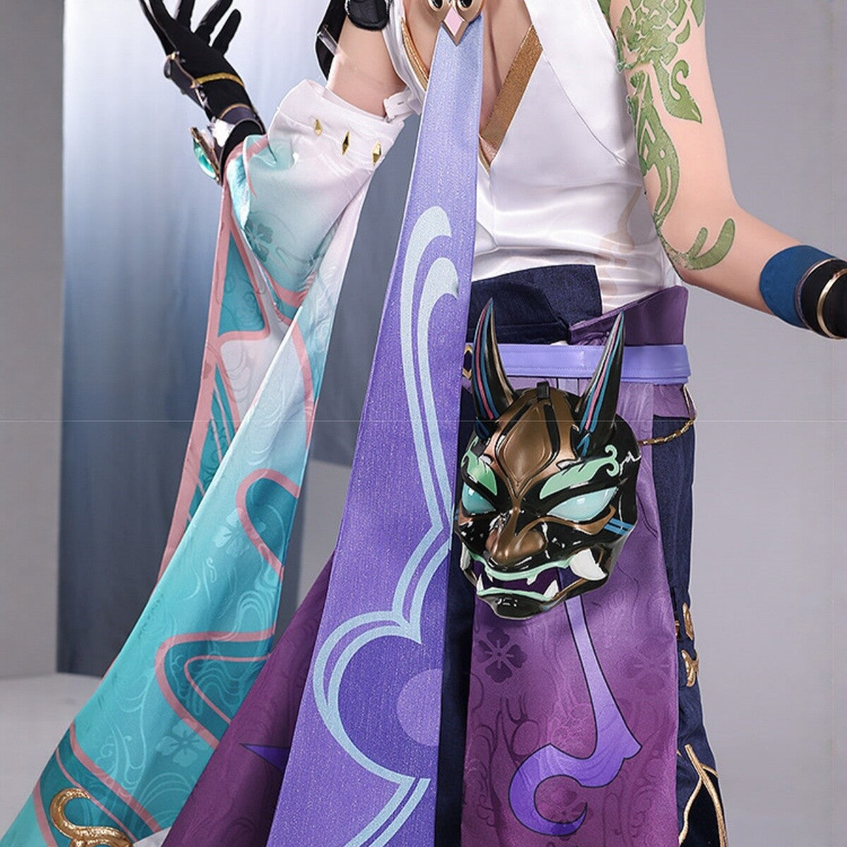 Genshin Impact Xiao Cosplay Full Set