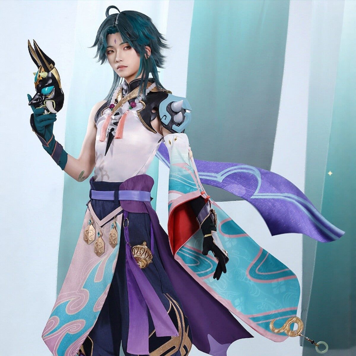 Genshin Impact Xiao Cosplay Full Set
