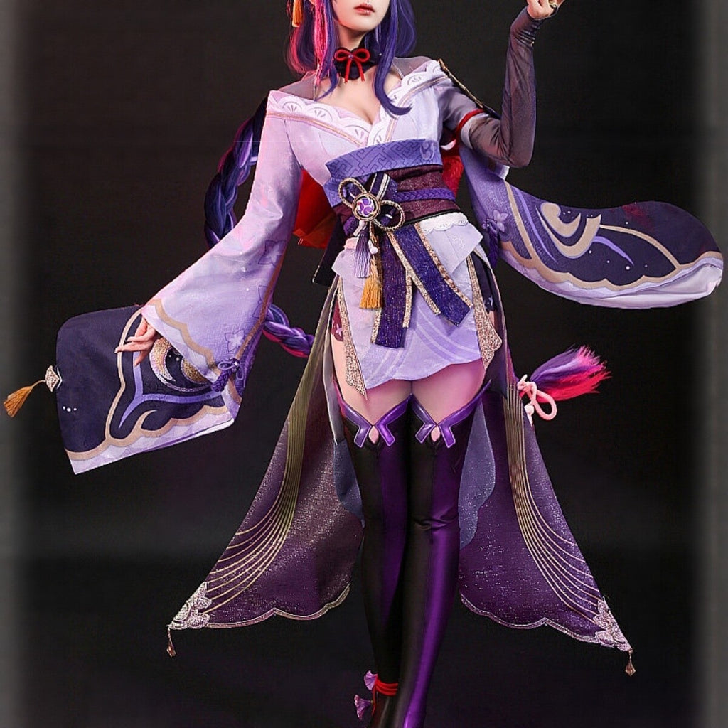 Genshin Impact Raiden Shogun Cosplay Full Set