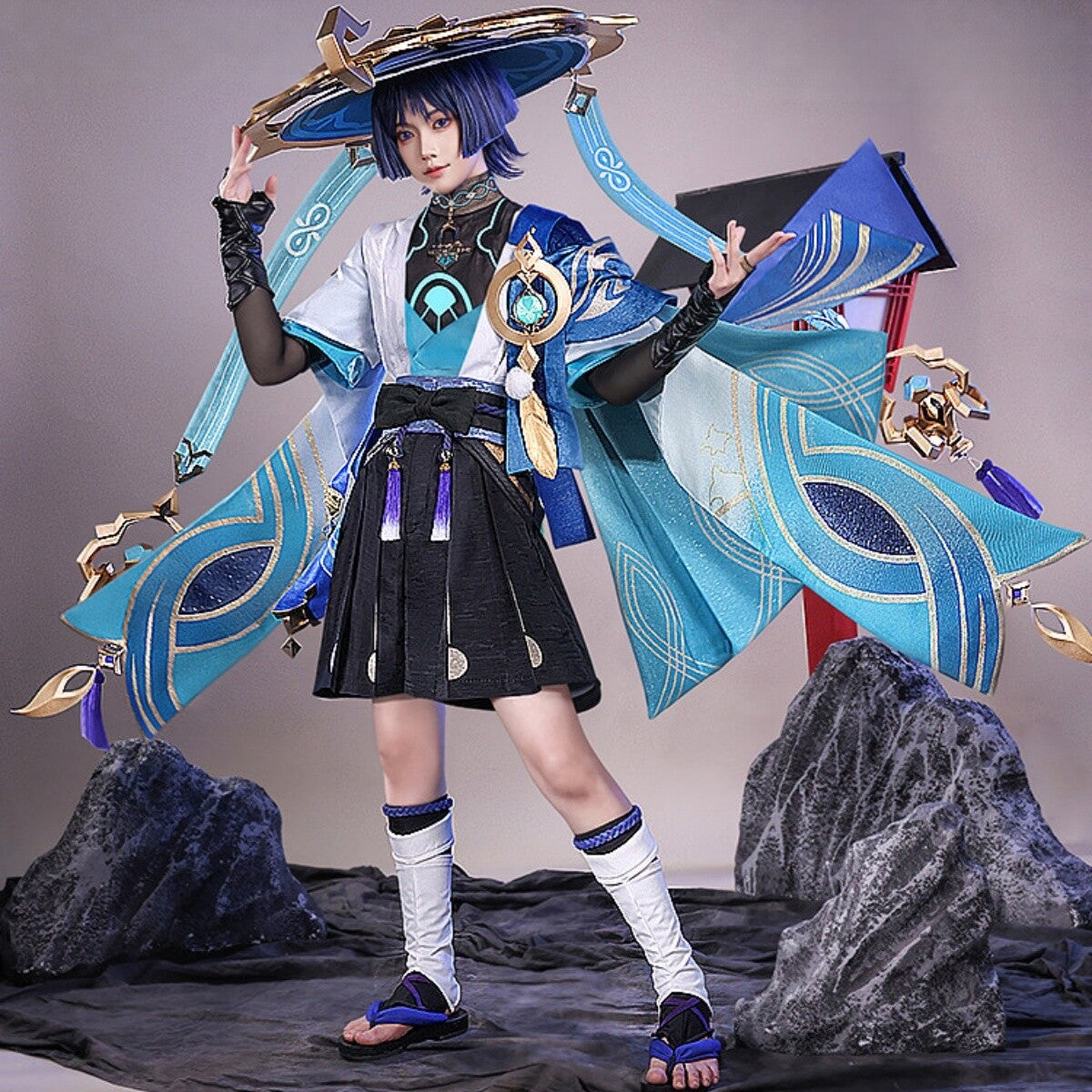 Genshin Impact Wanderer Cosplay Full Set
