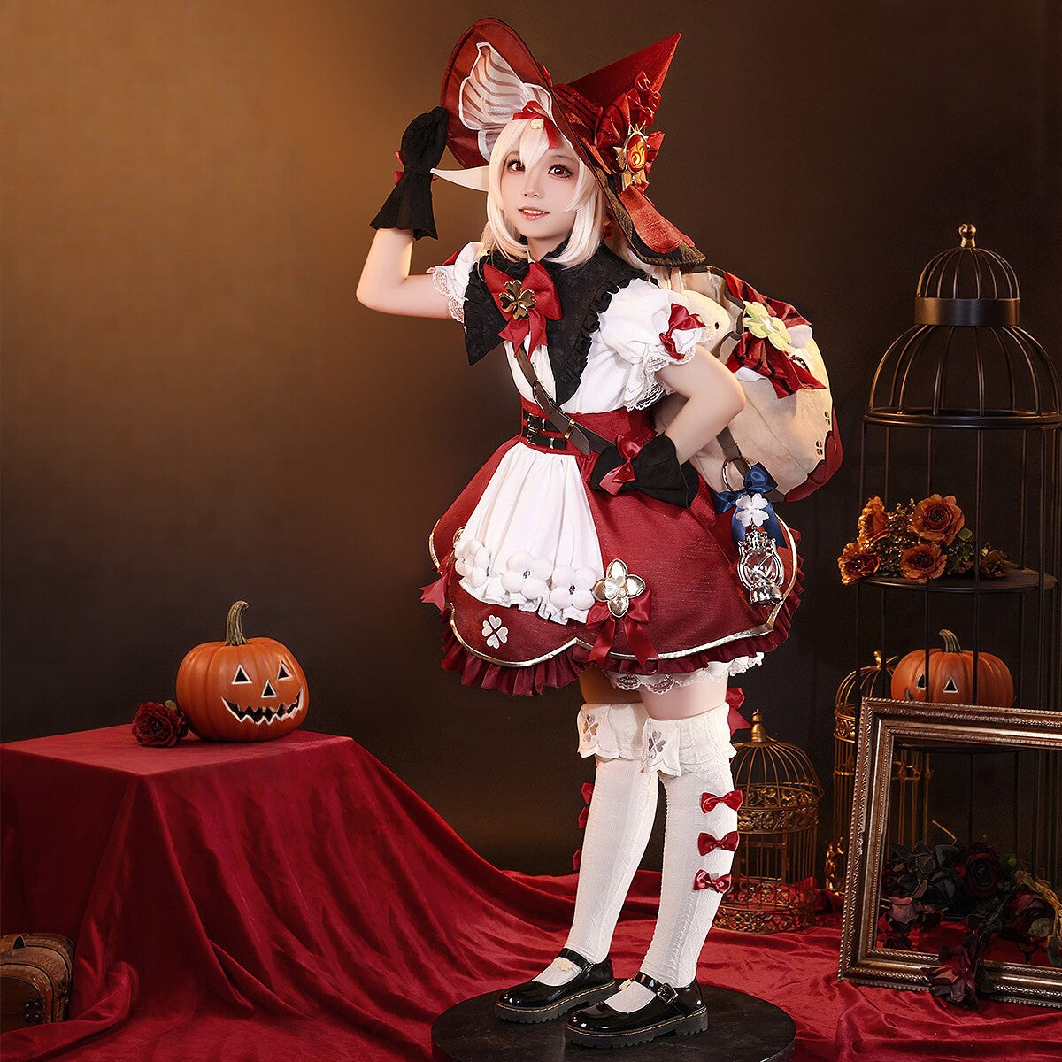 Genshin Impact Klee Cosplay Full Set