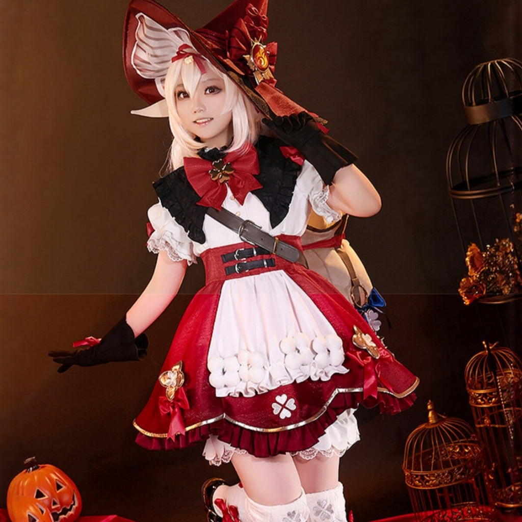 Genshin Impact Klee Cosplay Full Set