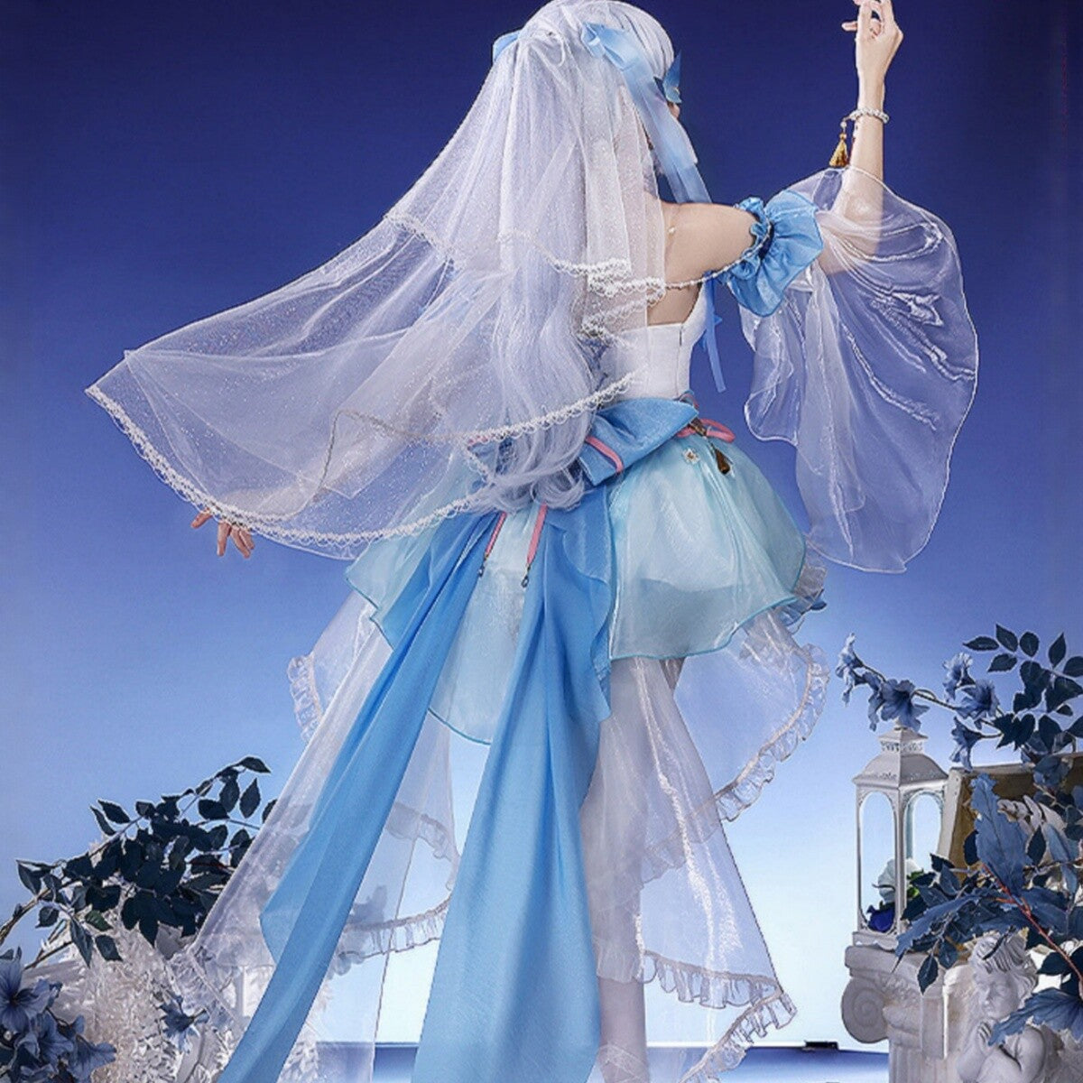 Genshin Impact Ayaka Cosplay Full Set