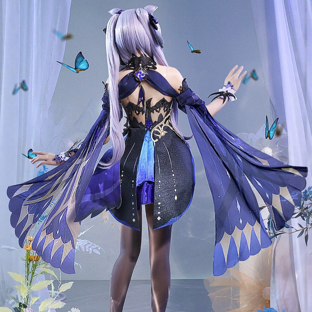 Genshin Impact Keqing Opulent Splendor Cosplay Full Set