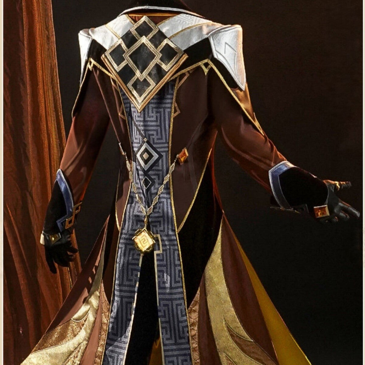 Genshin Impact Zhongli Cosplay Full Set