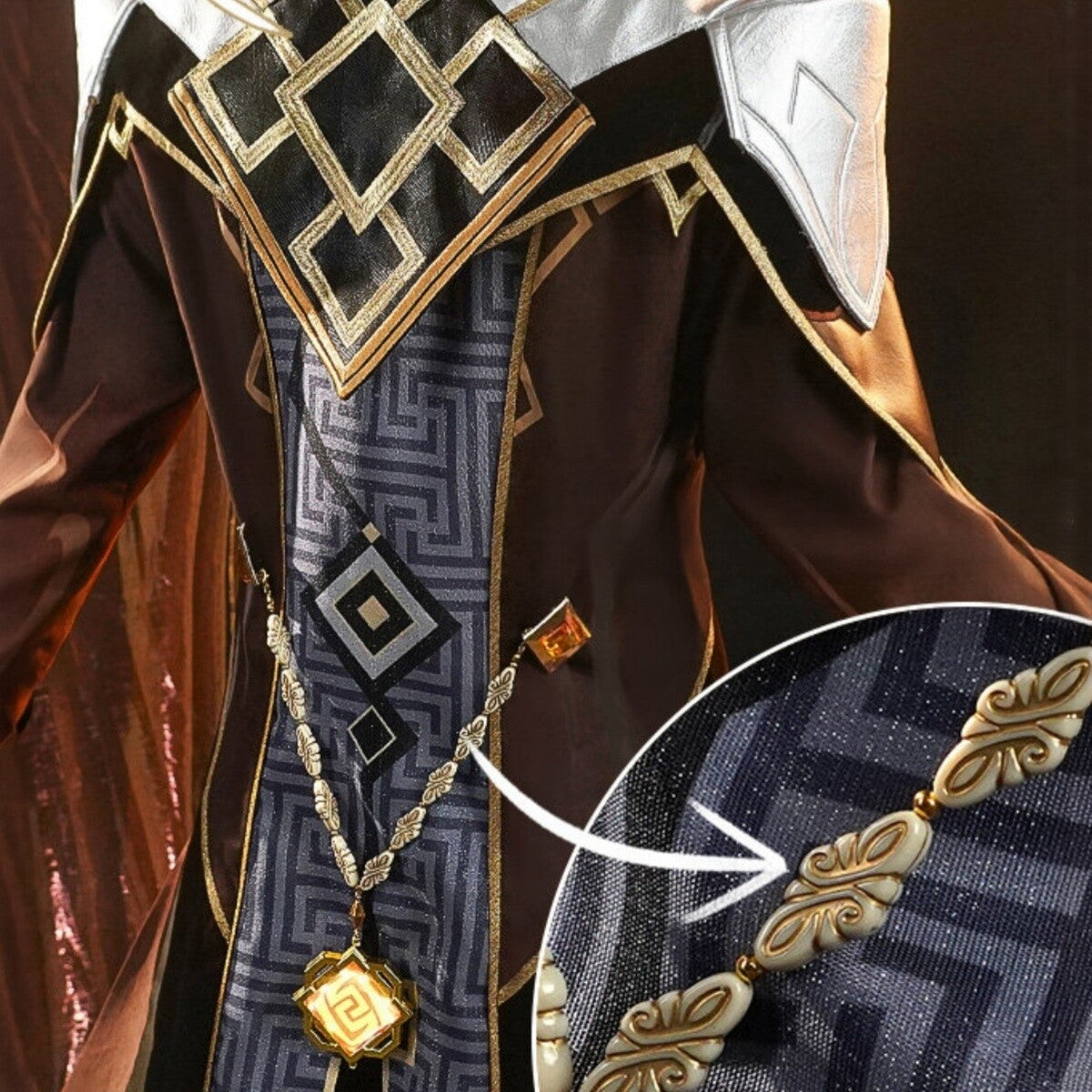 Genshin Impact Zhongli Cosplay Full Set