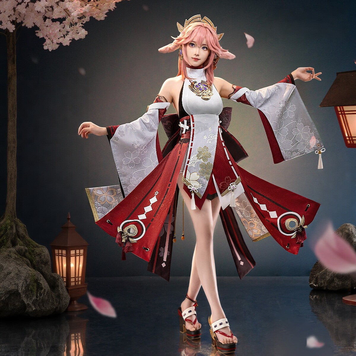 Genshin Impact Yae Miko Cosplay Full Set