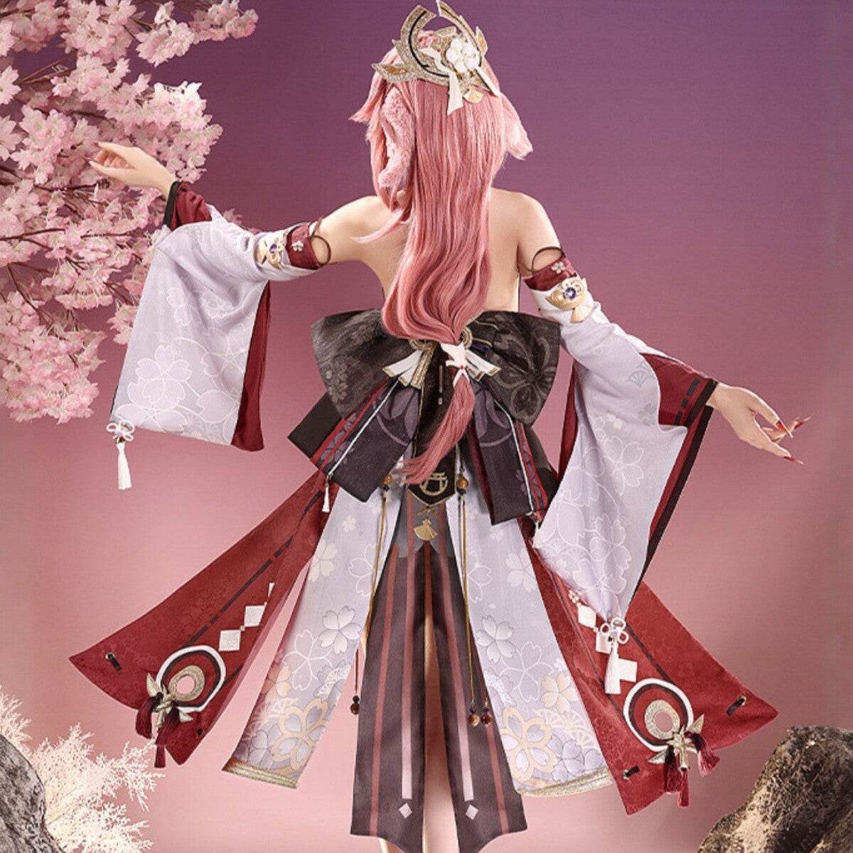 Genshin Impact Yae Miko Cosplay Full Set