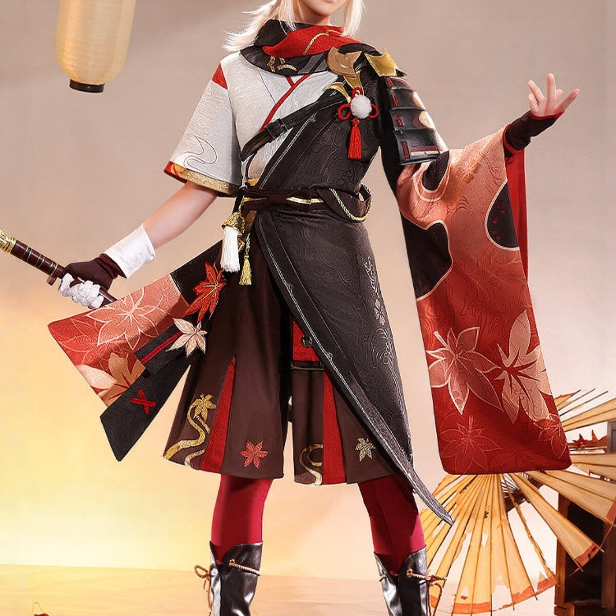 Genshin Impact Kaedehara Kazuha Cosplay Full Set