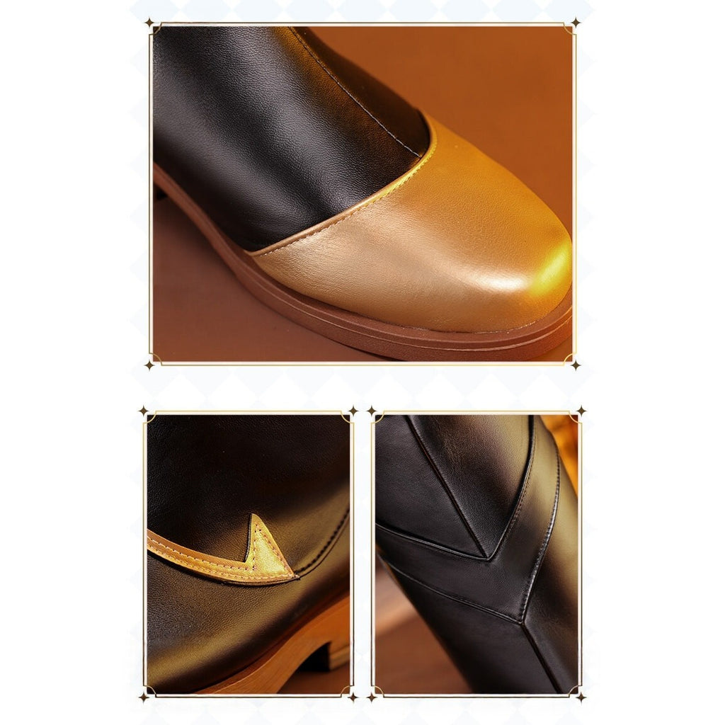 Genshin Impact Aether Traveler Cosplay Tall Boots