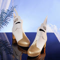 Genshin Impact Lumine Traveler Cosplay Mid Boots