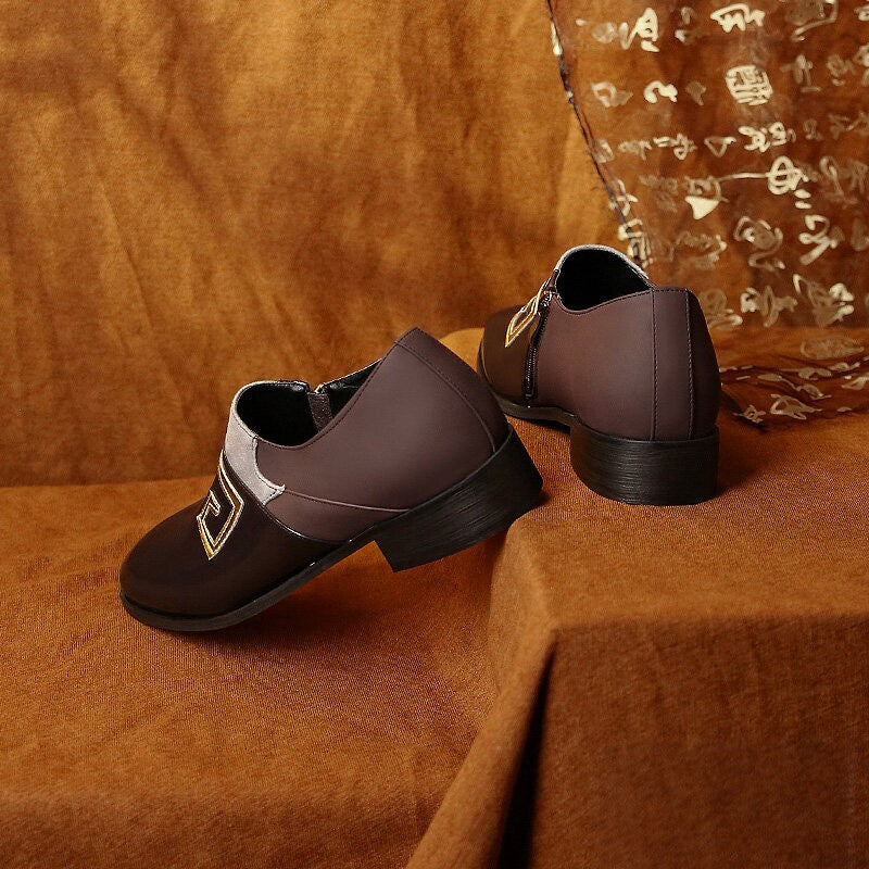 Genshin Impact Zhongli Cosplay Shoes