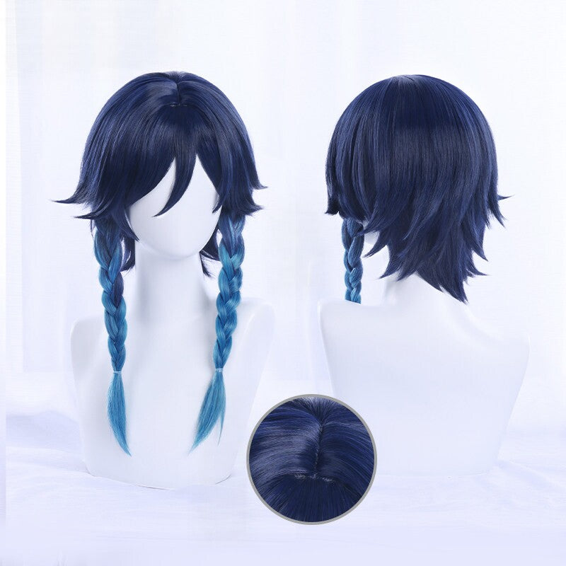 Genshin Impact Venti Barbatos Bard of Winds Cosplay Wig