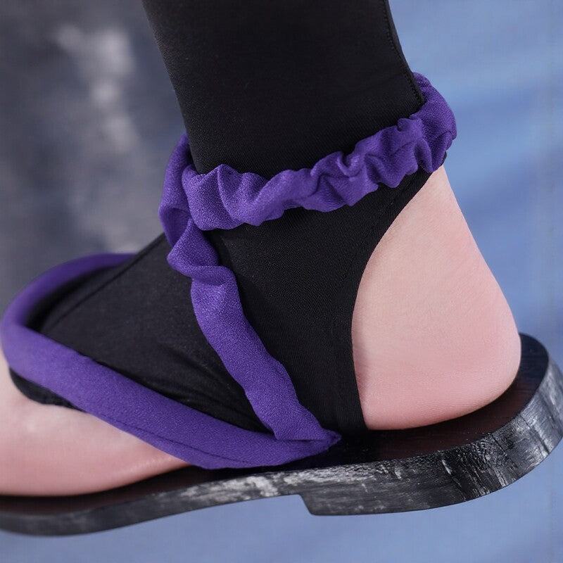 Genshin Impact Wanderer Cosplay Geta Shoes