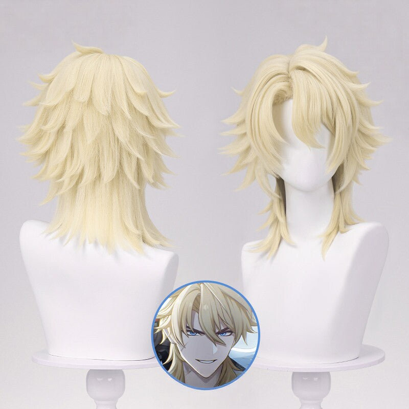 Genshin Impact Varka Knight of Boreas Cosplay Wig