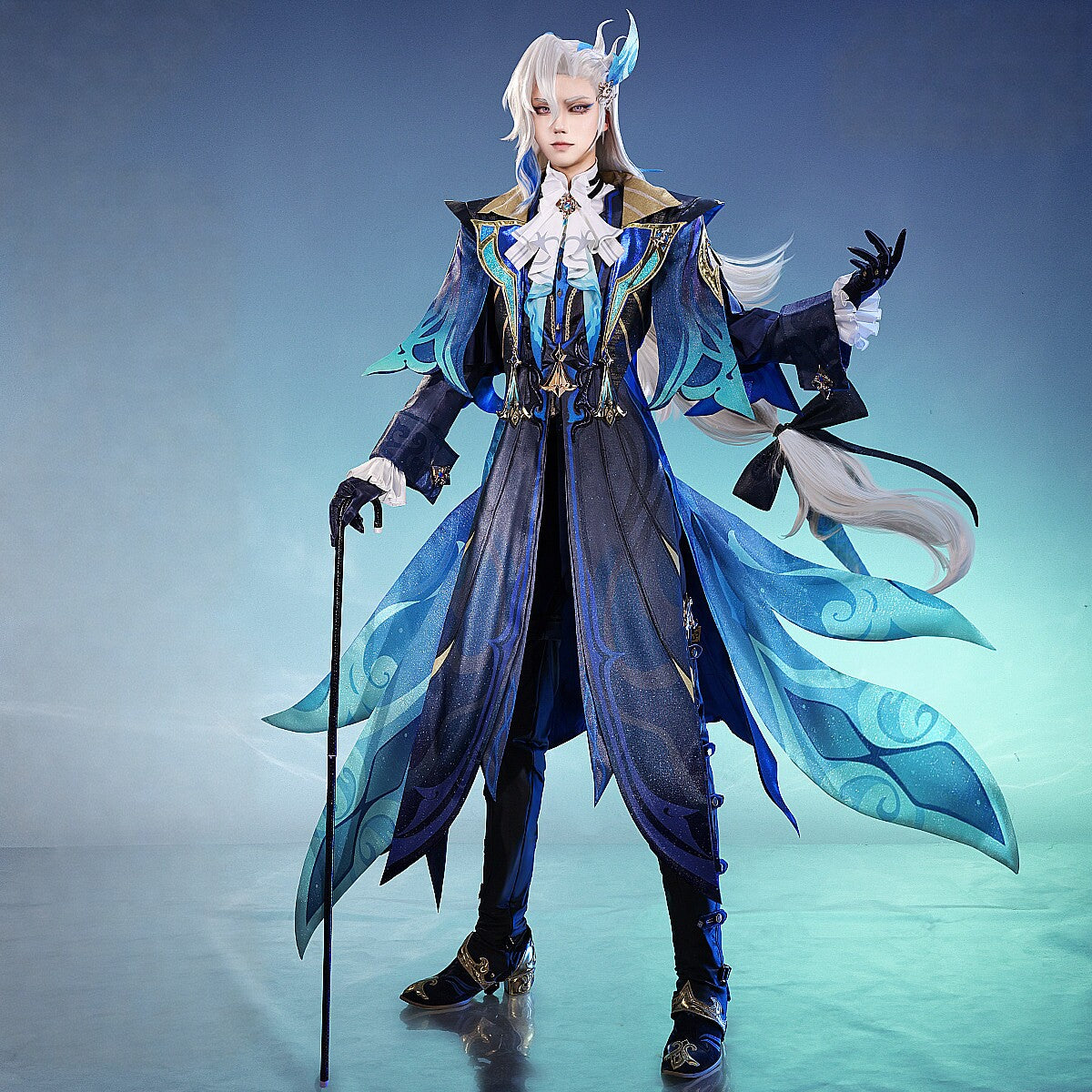 Genshin Impact Neuvillette Cosplay Full Set