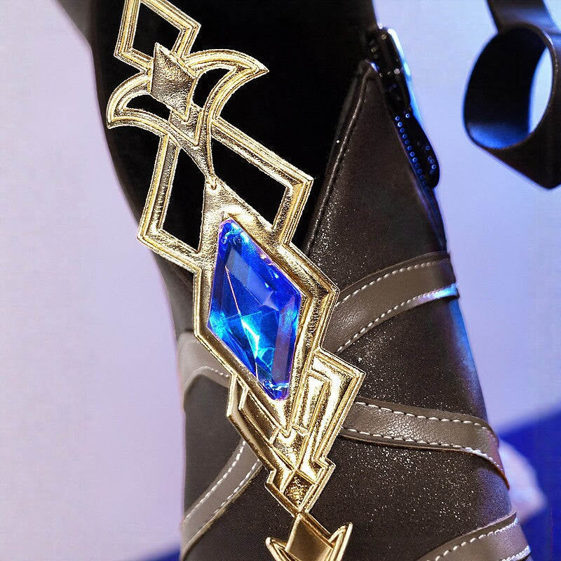 Genshin Impact Navia Cosplay High Heel Shoes