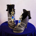 Genshin Impact Navia Cosplay High Heel Shoes