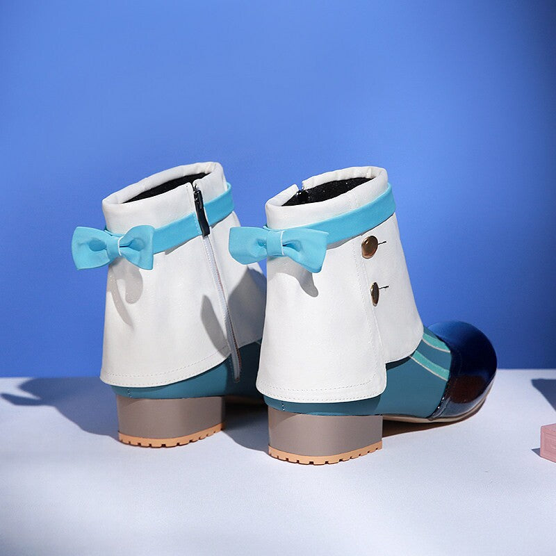 Genshin Impact Sigewinne Cosplay Short Boots