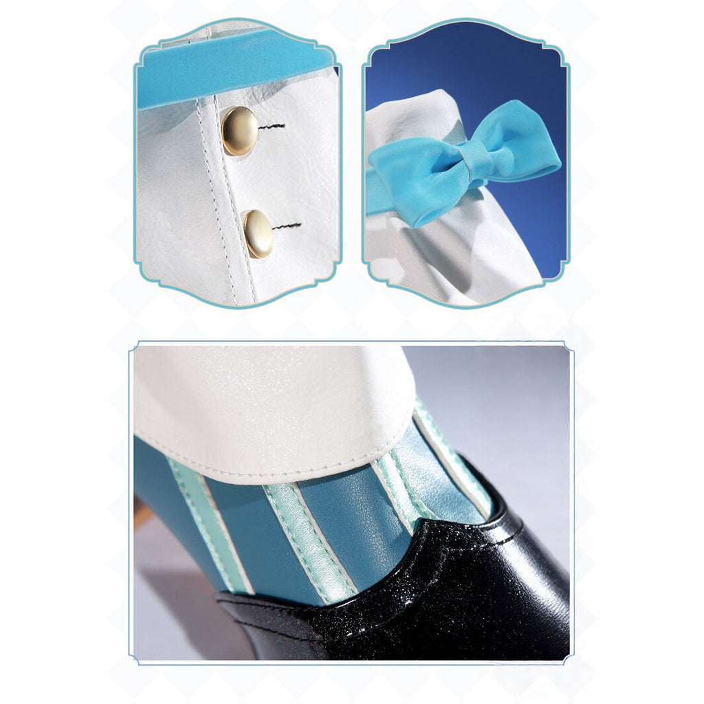 Genshin Impact Sigewinne Cosplay Short Boots
