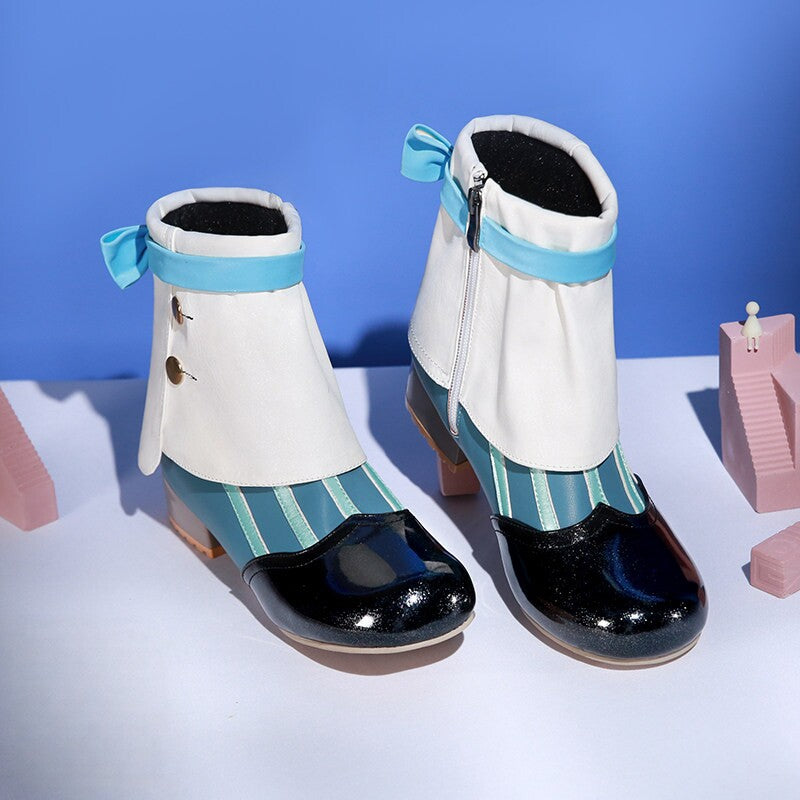 Genshin Impact Sigewinne Cosplay Short Boots