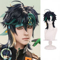 Genshin Impact Kinich Turnfire Hunt Cosplay Wig