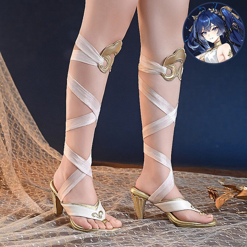 Wuthering Waves Iuno Cosplay High Heel Shoes