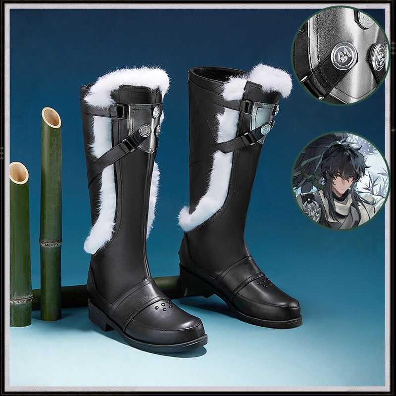 Wuthering Waves Qiuyuan Cosplay Tall Boots
