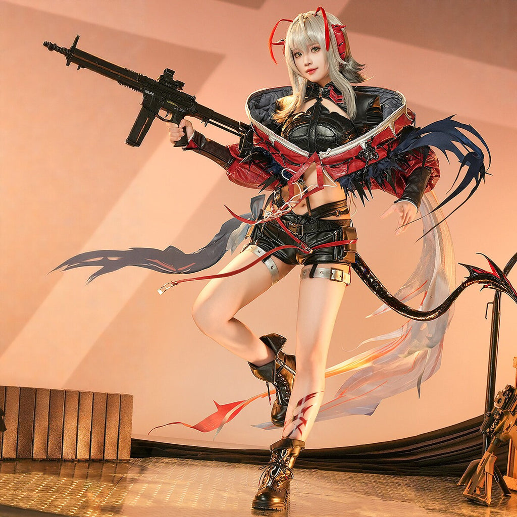 Arknights W (Wiš'adel) Cosplay Full Set