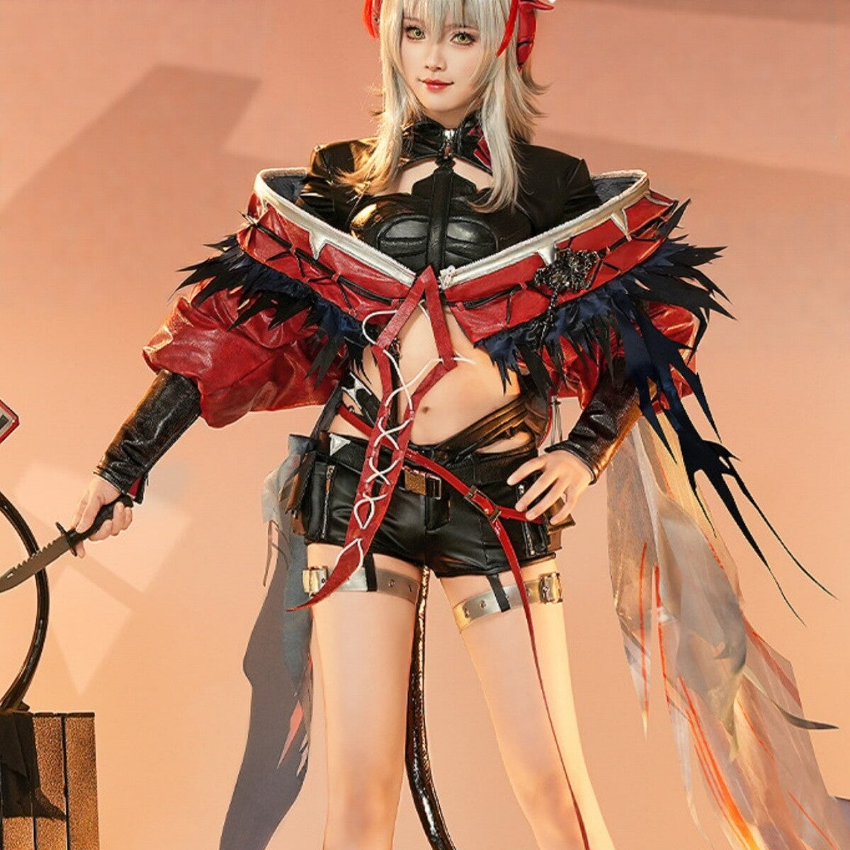 Arknights W (Wiš'adel) Cosplay Full Set