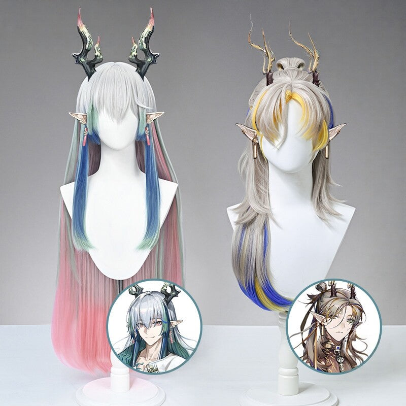 Arknights Ji Cosplay Wig