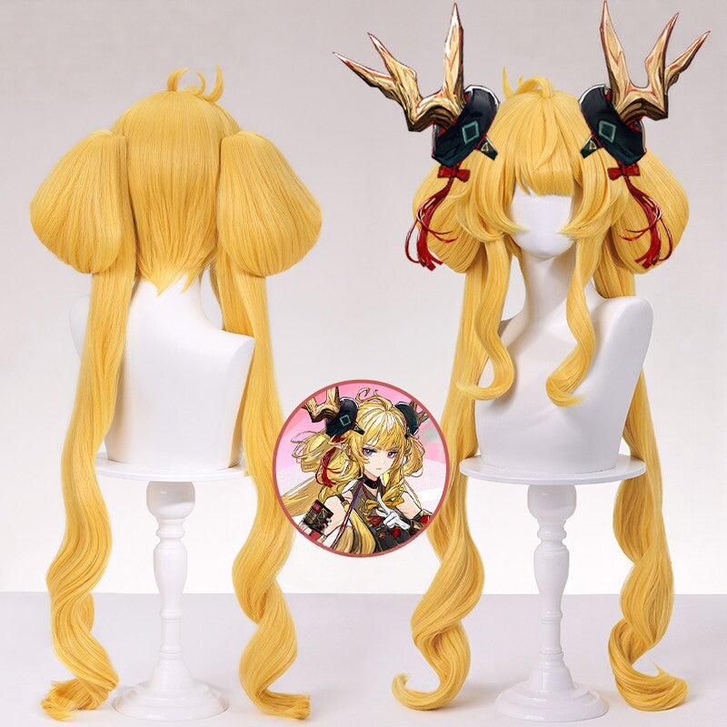 Arknights Leizi the Thunderbringer Cosplay Wig