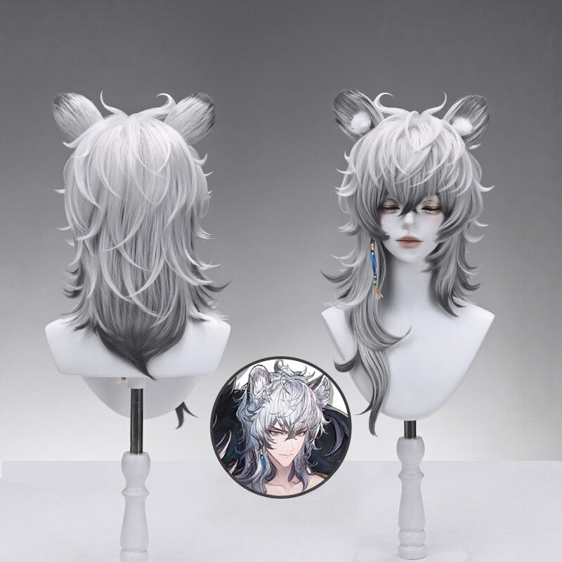 Arknights SilverAsh Frost Sovereign Cosplay Wig