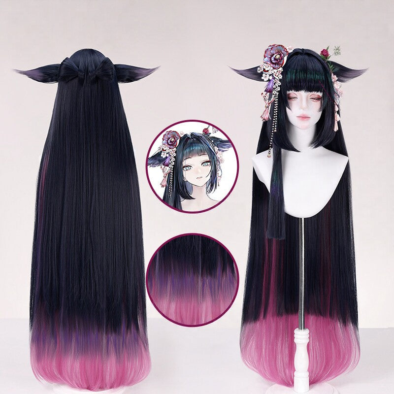 Arknights Mio Cosplay Wig
