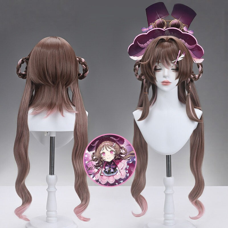 Arknights Eyjafjalla Fluffy Little Witch Cosplay Wig