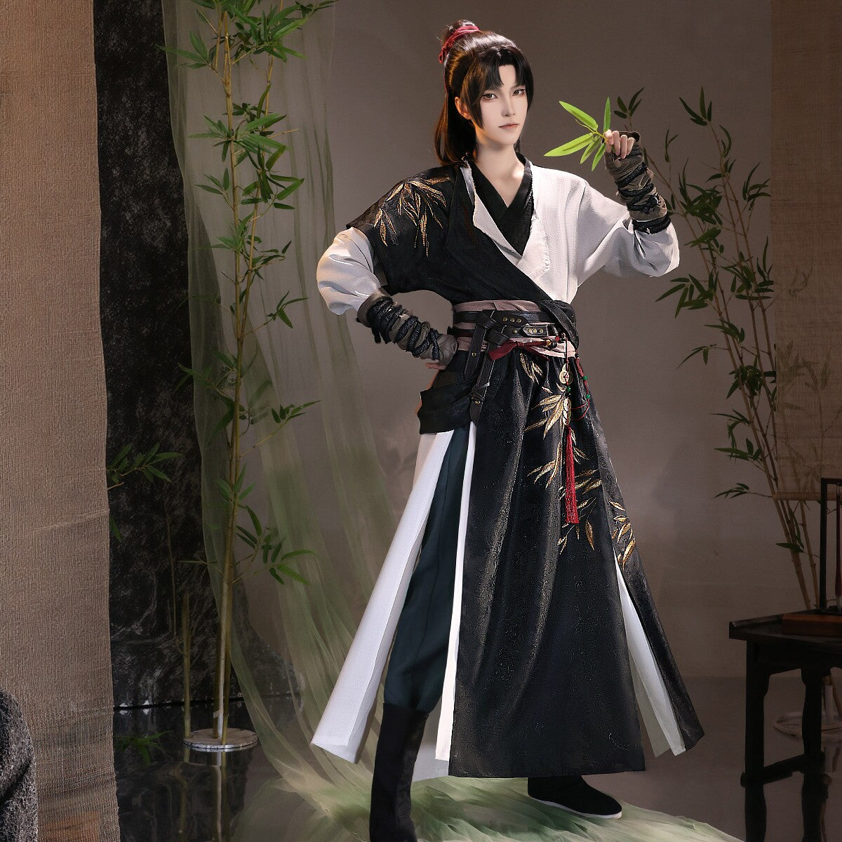 Where Winds Meet Young Master Starter Outfit Cosplay Full Set
