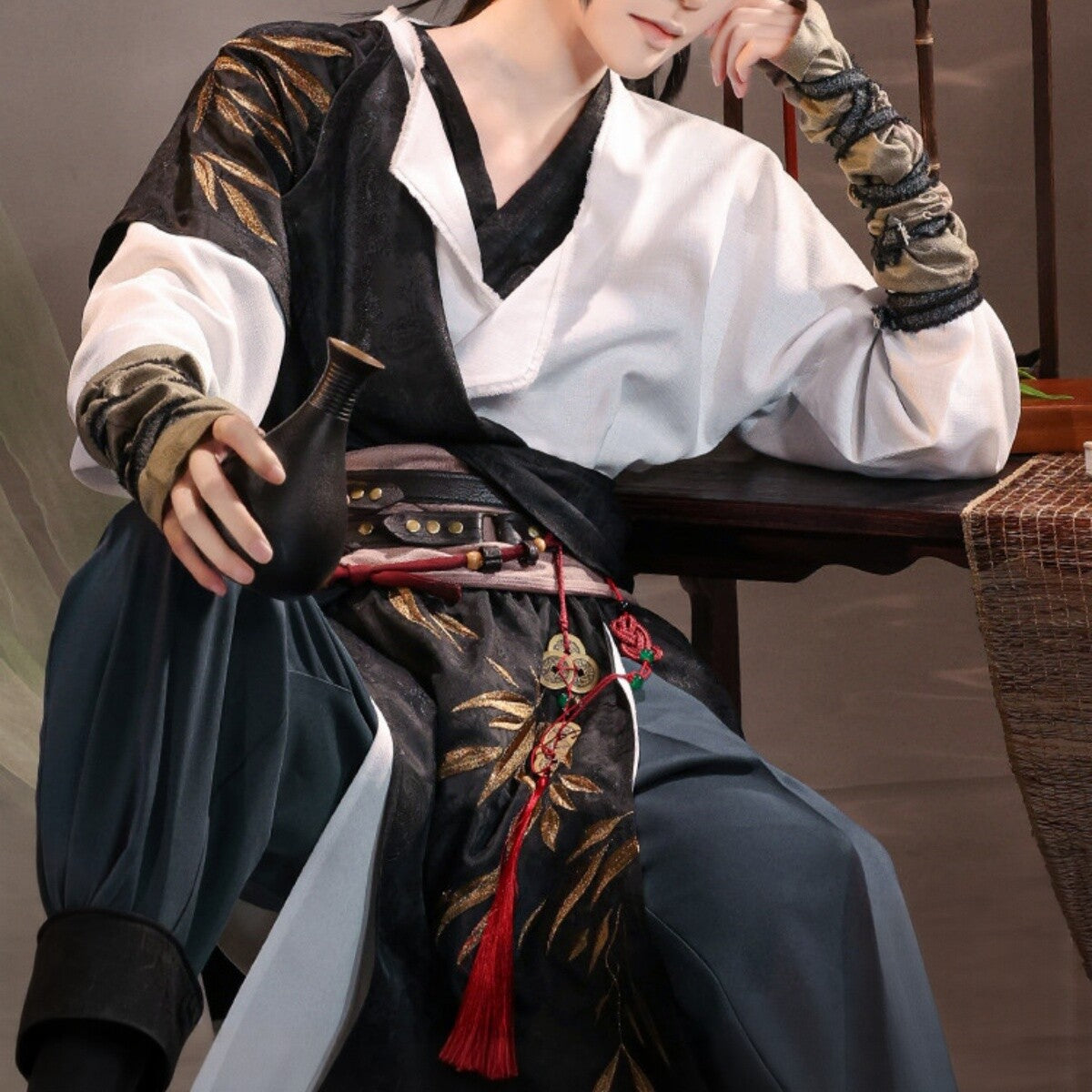 Where Winds Meet Young Master Starter Outfit Cosplay Full Set