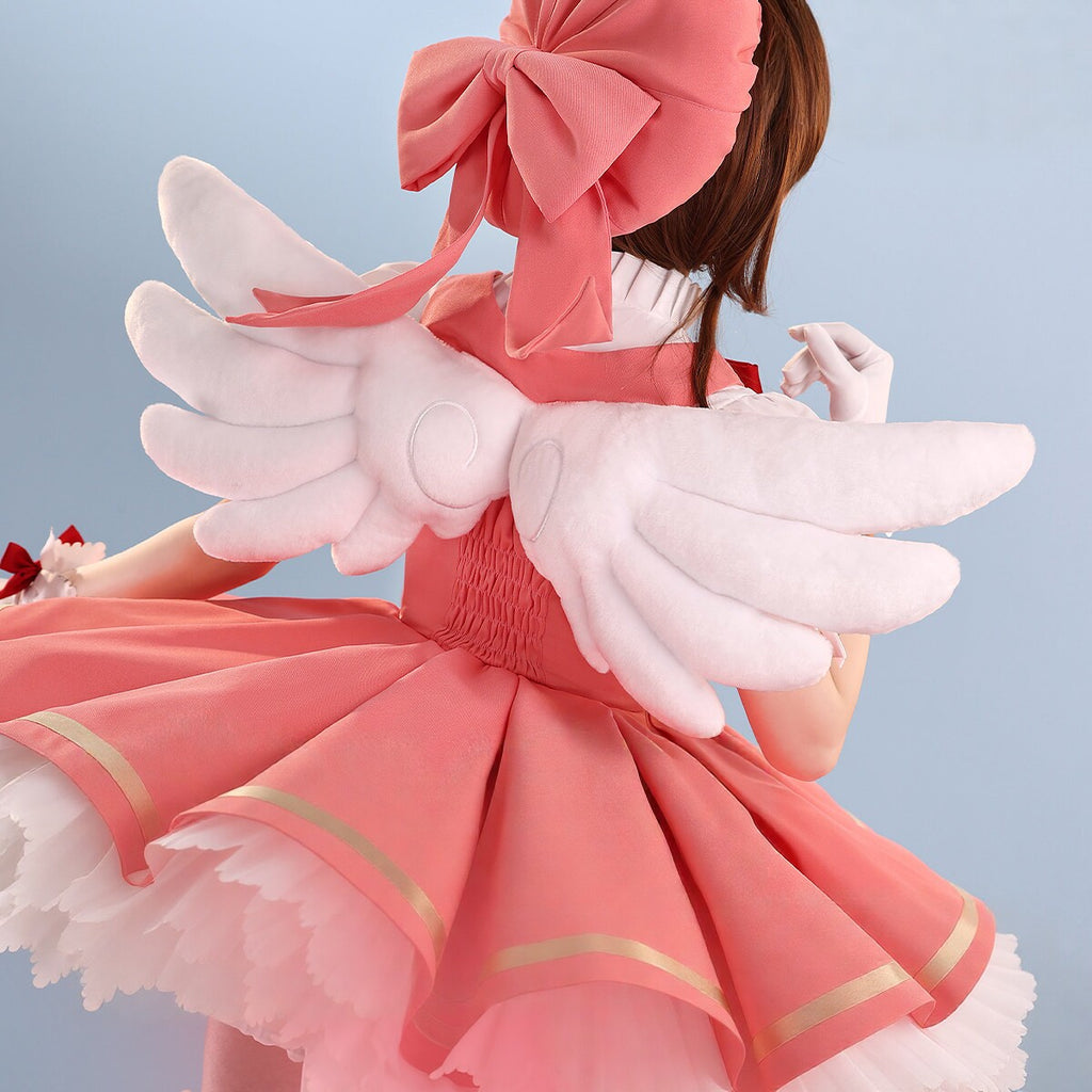 Cardcaptor Sakura Kinomoto Battle Outfit Cosplay Full Set