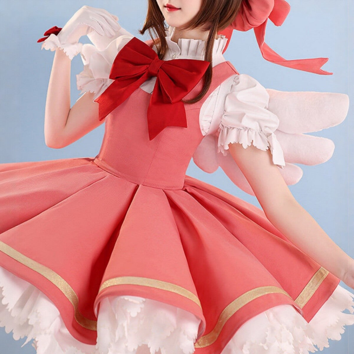 Cardcaptor Sakura Kinomoto Battle Outfit Cosplay Full Set