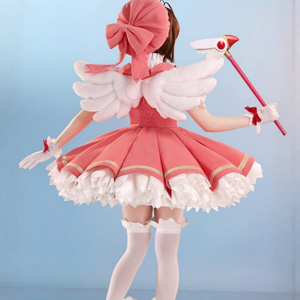 Cardcaptor Sakura Kinomoto Battle Outfit Cosplay Full Set