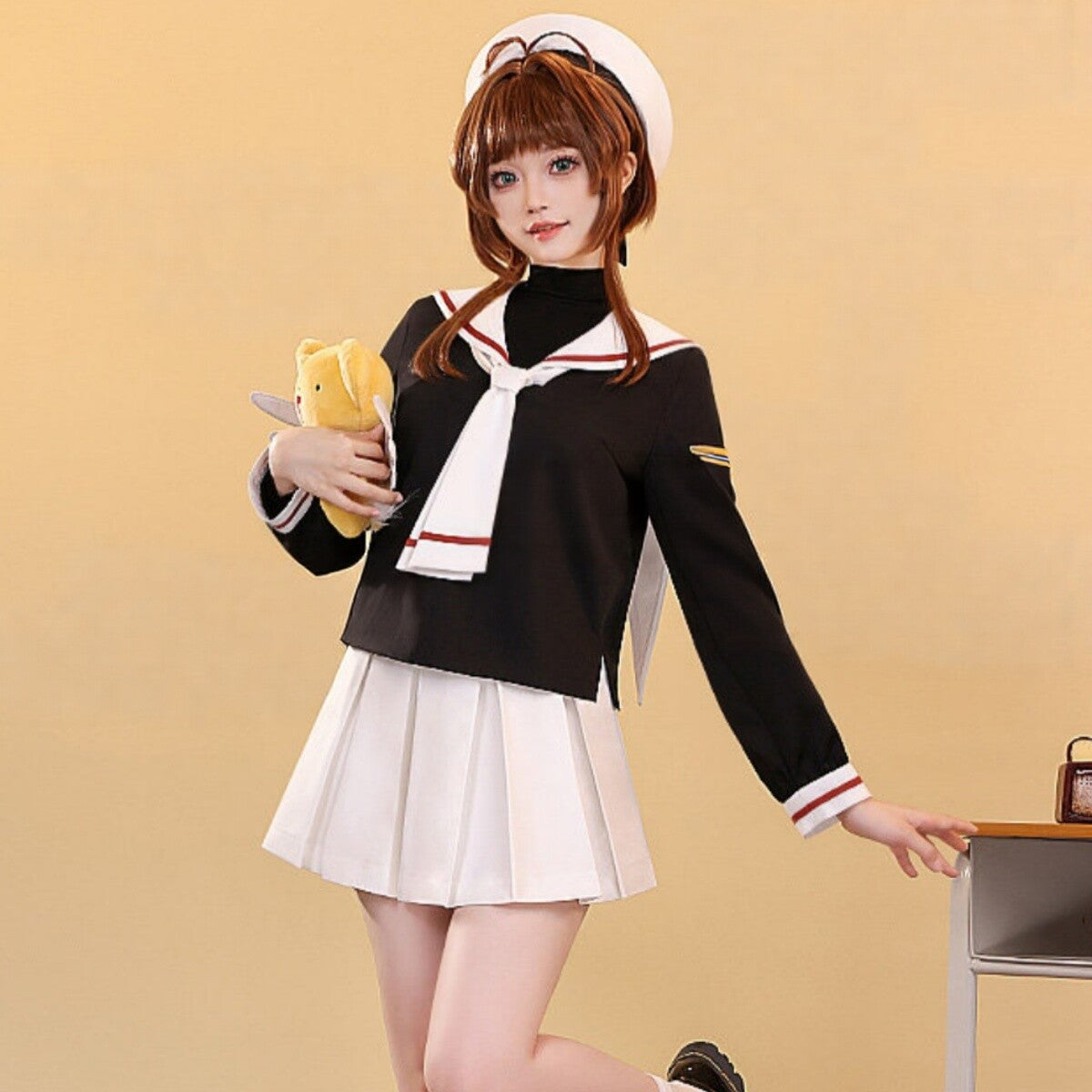 Cardcaptor Sakura School Uniform Cosplay Full Set
