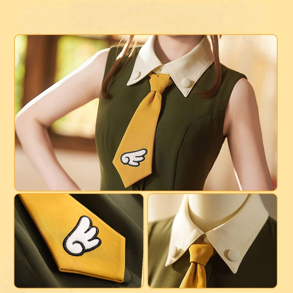 Cardcaptor Sakura Hong Kong Trip Outfit Cosplay Full Set