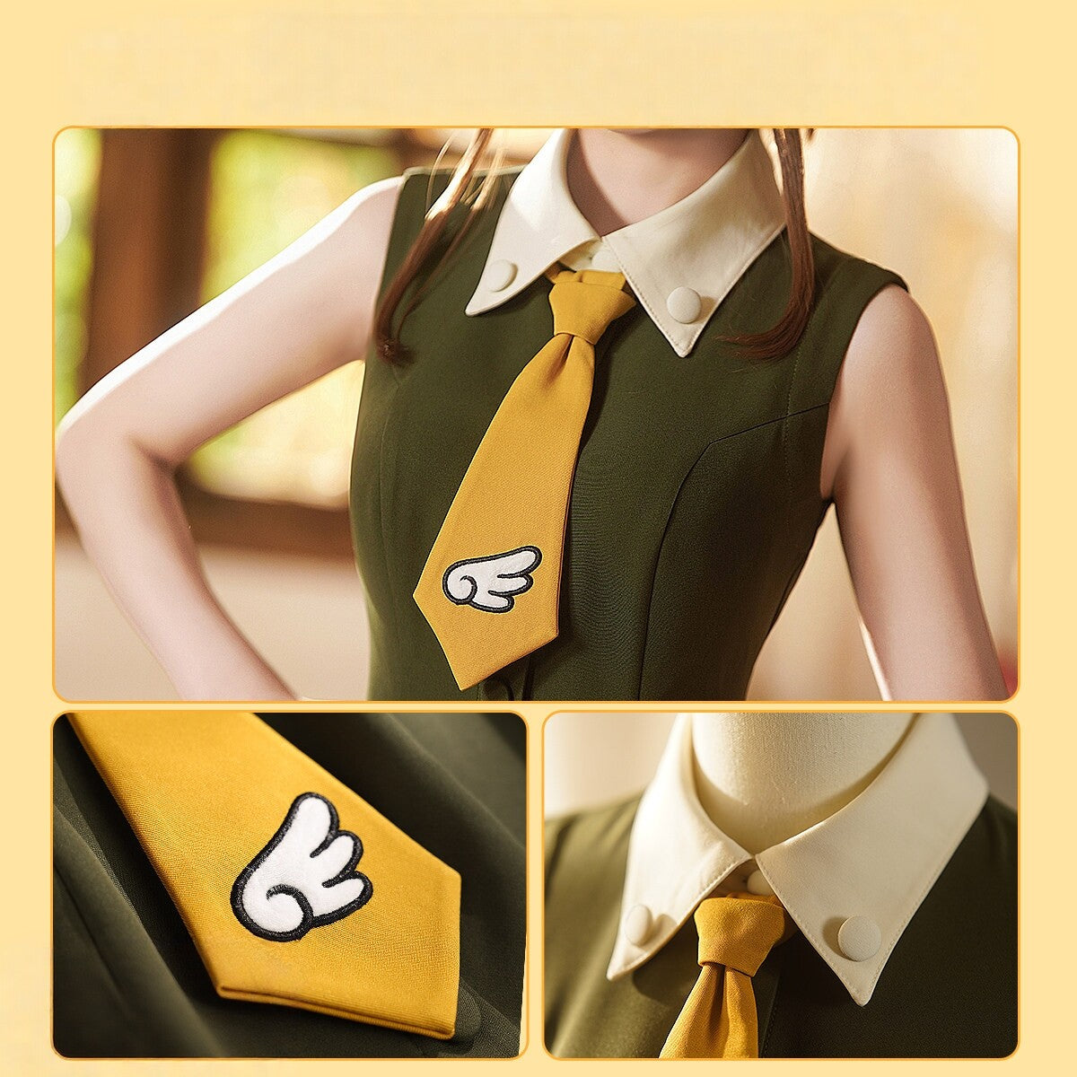 Cardcaptor Sakura Hong Kong Trip Outfit Cosplay Full Set