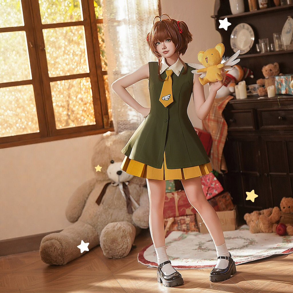 Cardcaptor Sakura Hong Kong Trip Outfit Cosplay Full Set