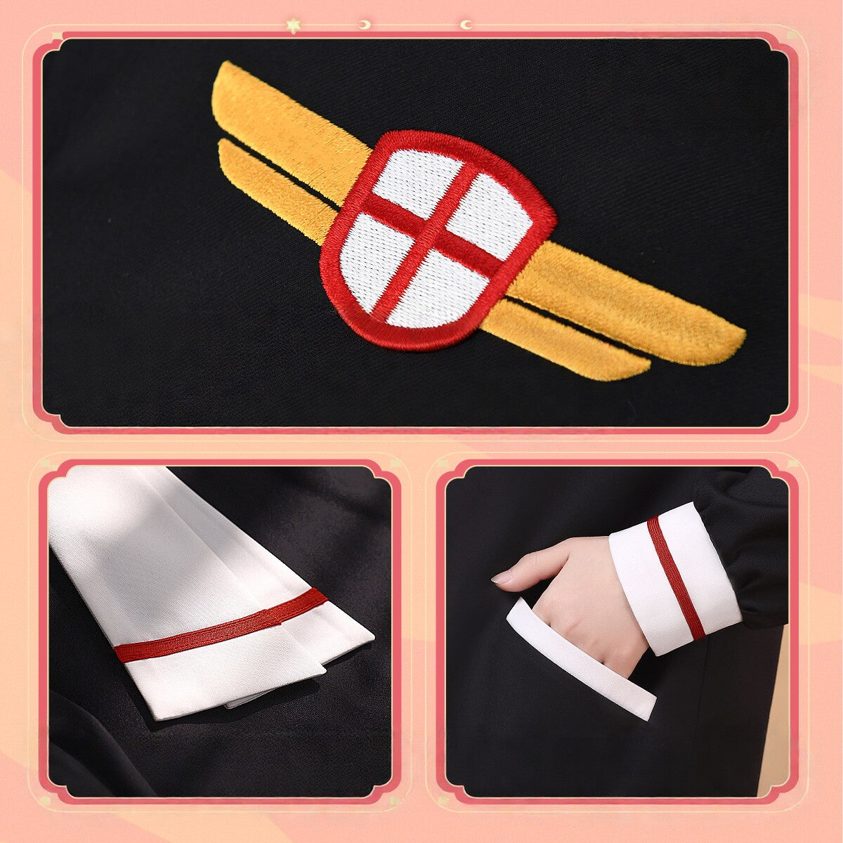 Cardcaptor Sakura Syaoran Li School Uniform Cosplay Full Set